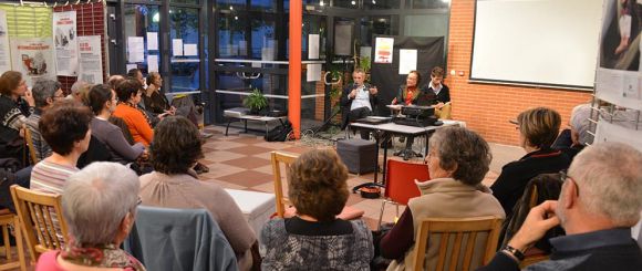 Micro crédit conférence à Couëron Table ronde en présence du Colectif Madagascar et du CCFD