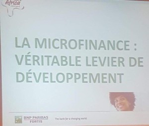 BNP PARIBAS FORTIS avec l'école de la microfinance